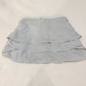 Girls white athleta skirt size L/12